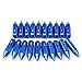 Xprite Blue Aluminum Mounted 90mm Spike Extended Nut Refit Wheel Lug Nuts/Tire Screw M12x1.5