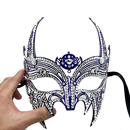 New Wolverine Men's Mask Laser Cut Venetian Halloween Unisex Masquerade Mask Costume Extravagant Inspire Design - Purple