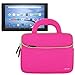 Evecase All-New Fire HD 10 2017 Sleeve, Ultra Portable Carrying Neoprene Case Bag w/ Dual Handle and Accessory Pocket for Amazon Kindle Fire HD 10 Tablet 10.1