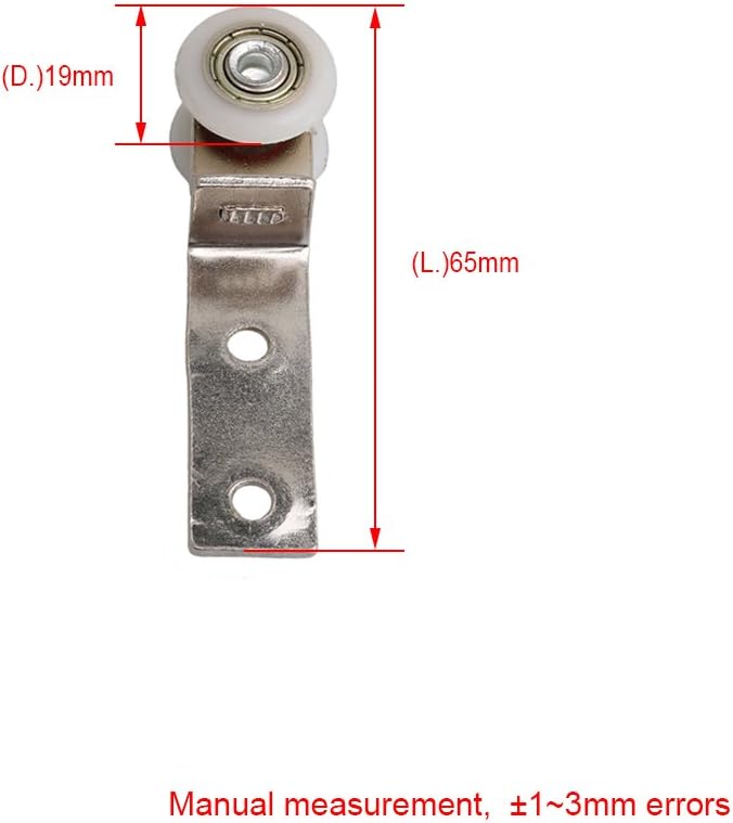 10x hanging wheels with bearings for furniture and office glass cabinets single load-bearing 132.28lb, smooth to move - Image 5