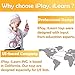 iPlay, iLearn Chef Role Play Costume, Cooking Dress Up Clothes, Kitchen Pretend Baking Play Set with Hat, Oven Mitt, Knife, for Ages 3, 4, 5, 6 Years Old Kids, Toddlers, Boys, Girls