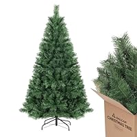 SALCAR Künstlicher Weihnachtsbaum 150 cm, Tannenbaum Künstlich mit Handschuhen und Metallständer, Christbaum als Weihnachtsdeko Innen