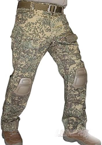 Worldshopping4U Army Military Shooting BDU Men Gen3 G3 Combat Pants Trousers with Knee Pads for Airsoft