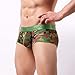 NEARTIME Men's Underwear, Classic Briefs Man Flower Print Boxer Under Wear Full Briefs