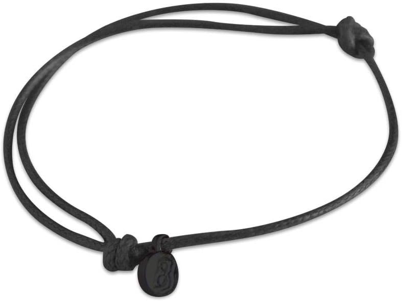 – Adjustable Slim Rope Bracelets for Men & Women. Charm Bracelets with Several Color Finishes. His and Her Bracelets, Hair Tie Size, Fit