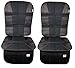 Luliey Car Seat Protector (2-Pack) CarSeat Cover Pad for Child, Baby Car Seats & Dog Mats - Protects Automotive Vehicle Cloth Upholstery or Leather Seats from Dust & Dirty Shoes.