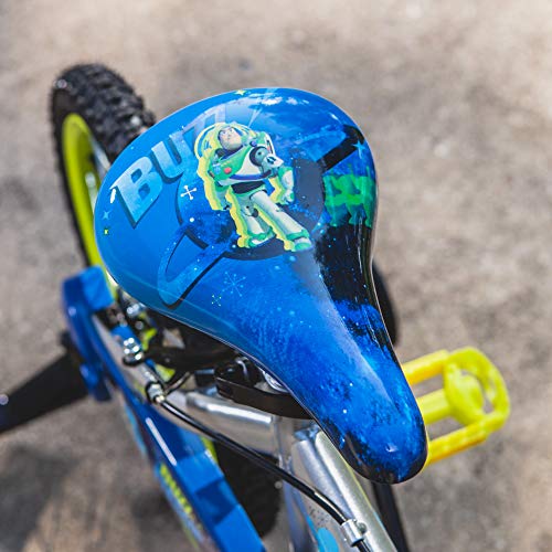 Huffy 16" Disney/Pixar Toy Story Boys Bike, Handlebar Bin, Lime Green