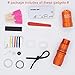 Cevinee™ Waterproof EDC Keychain Capsule Tube, Solid Small Essentials Stocking Container/Seal Bottle/Match Case/Dry Box/Pill Fob - Orange