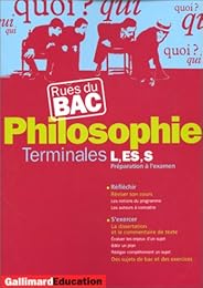 Philosophie, terminales L, ES, S