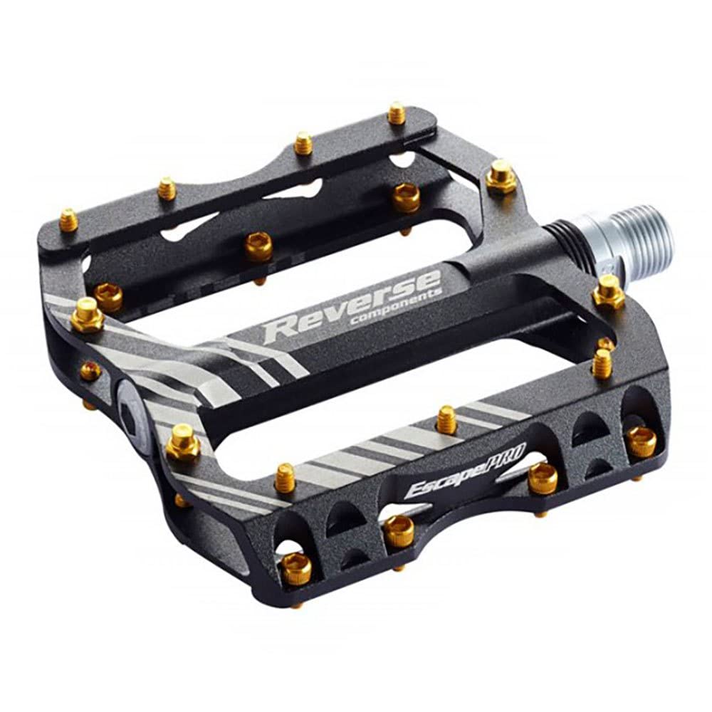 Reverse Escape Pro Pedals Black Design Golden pins 2021 Dirt Bike Pedals