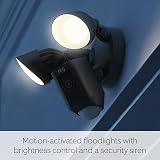 Ring Floodlight Cam Wired Plus Outdoor Security Camera 1080p HD LED Siren Wifi view 3