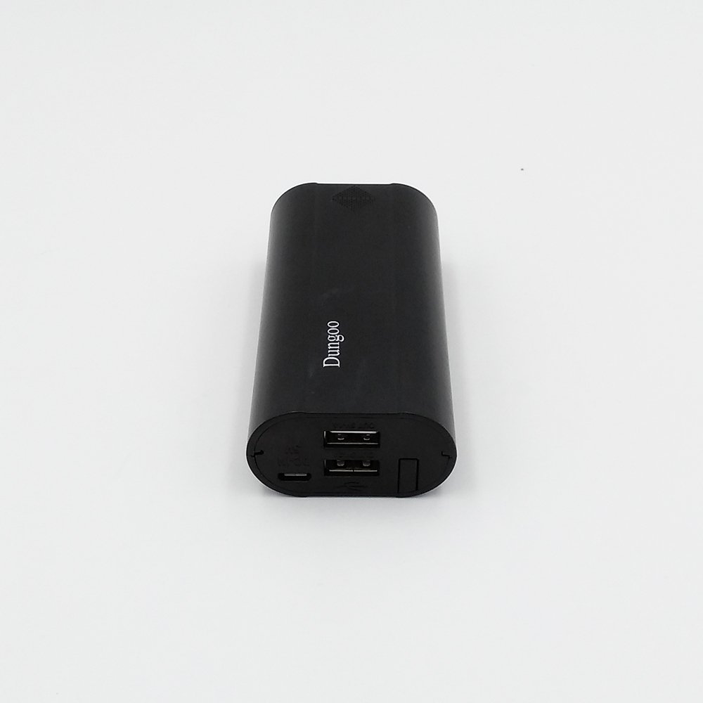 Power Bank Battery Charger & 18650 Battery Pack, Battery Charger Box with LCD display & 3-Port Output Quick Charging for iPhone 7, 7 Plus, Galaxy & Smart Devices (Black)