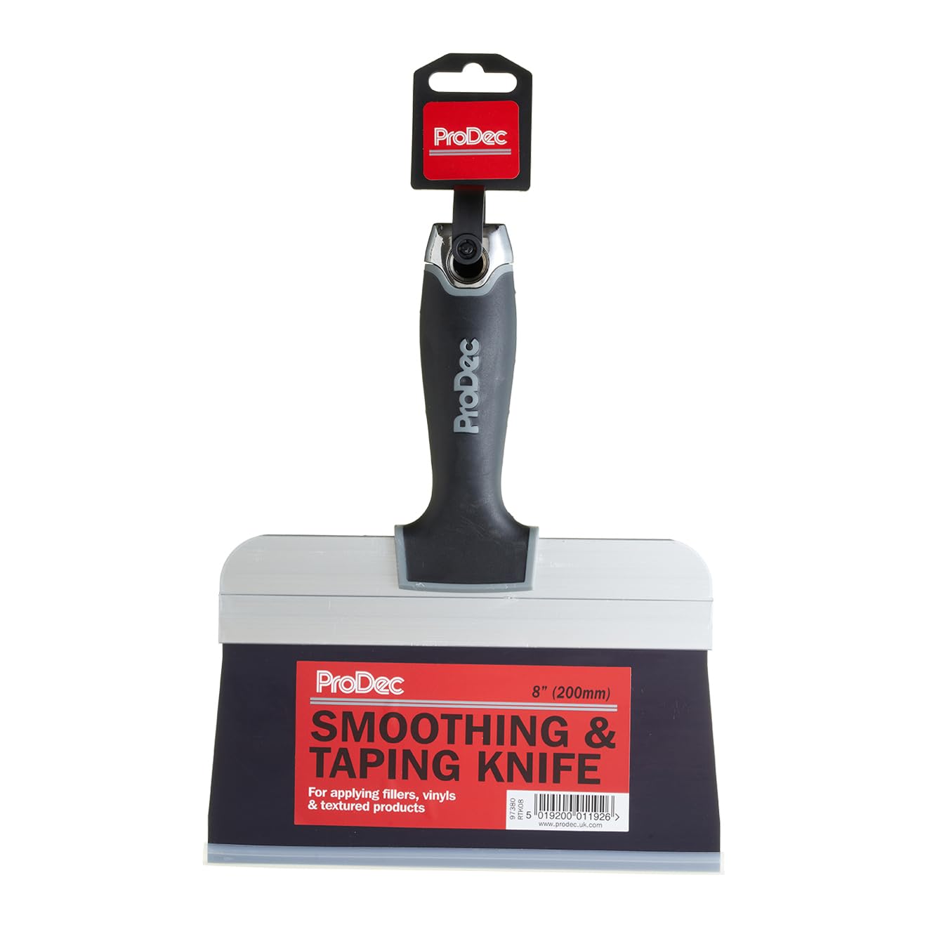 ProDec 8" Carbon Steel Taping Knife for Taping and Filling Plasterboard/Drywall