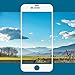 iPhone 7 Plus Screen Protector,TURATA 3D Full Coverage Screen Cover [9H Hardness] [Crystal Clear] Tempered Glass Screen for iPhone 7 Plus/6 Plus 5.5 inch (White)