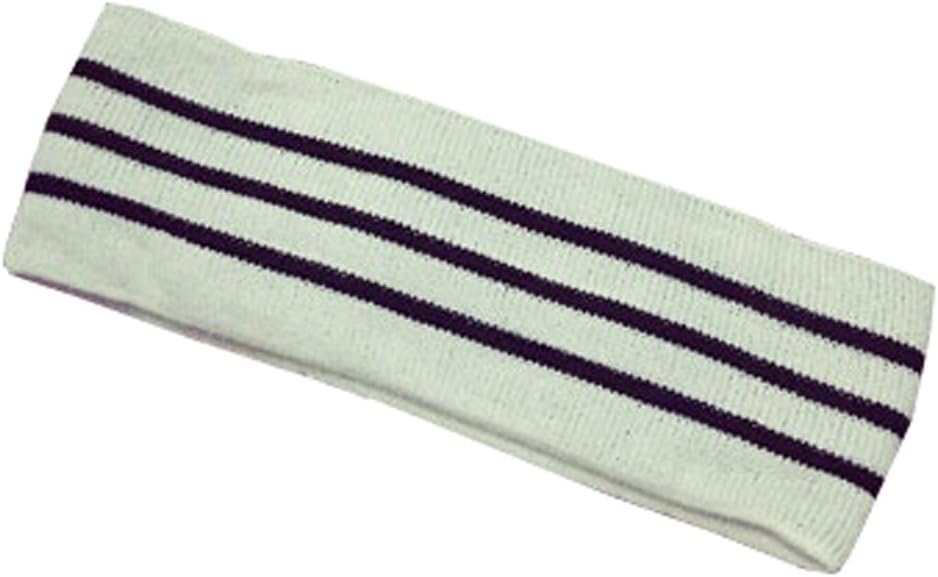 2 PCS Stylish Knit Sport Elastane Wide Hairband Headband Hair Accessory, B