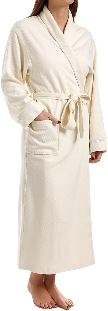 KayAnna Women's Quilted Modal Shawl Collar Robe