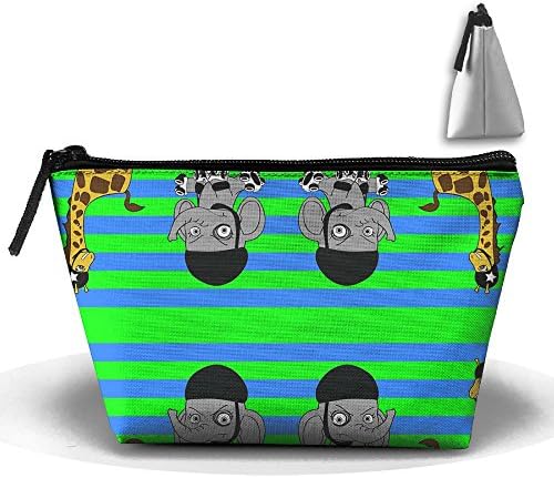 Hot Roller Derby Animals Portable Cosmetic Bag Makeup Bag For Women And Girls