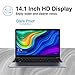CHUWI HeroBook Pro 14.1 inch Windows 10 Laptop PC, 8G RAM / 256GB SSD with 1080P Display, Intel Gmini Lake N4000 Notebook, Thin and Lightweightthumb 1