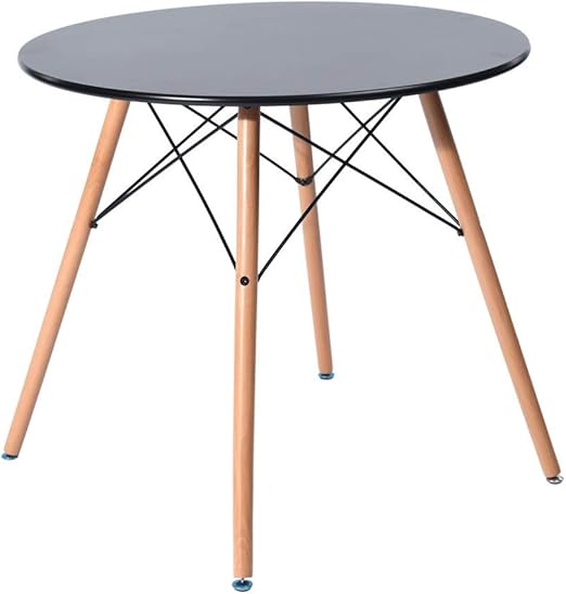 tisch rund schwarz 80 cm