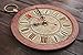 White Rabbit (Alice in Wonderland) HANDCRAFTED Backwards Wall Clock, Runs Counterclockwise and Reverse decorative wooden wall clocks