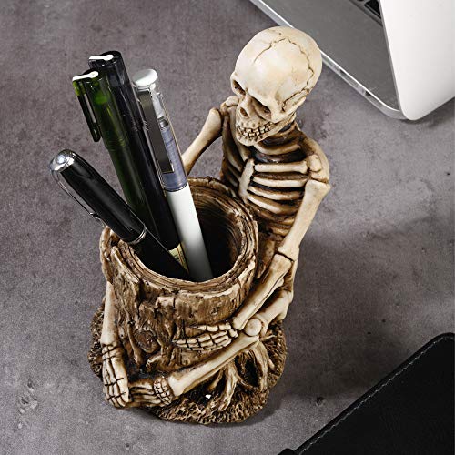 Skull Pen Holder Skeleton - Image 7