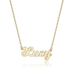 Ursteel Lucy Necklace, Custom Name Necklace
