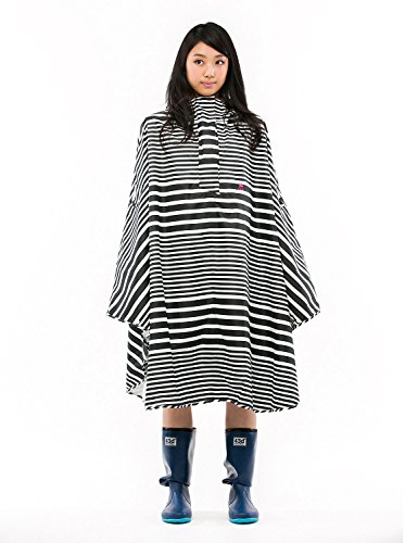 43Degrees Coloful Waterproof Raincoat Rain Poncho - Border -