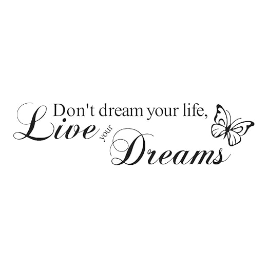 Runfon Wandtattoo Zitatdont Dream Your Life Live Your Dreams Runfon Wandtattoo Zitatdont Dream Your Life Live Your Dreams
