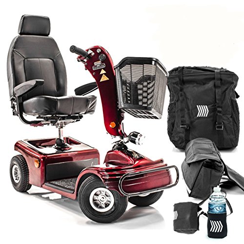 Shoprider Sunrunner 4Wheel Electric Mobility Scooter 888B4 RED