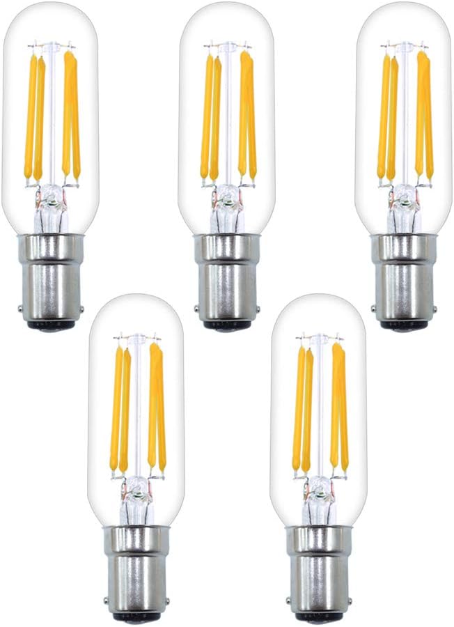 OPALRAY T25/T8 Small Tubular Bulb, B15 BA15D Double Base LED