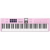 Arturia KeyLab Essential mk3 USB MIDI Controller, 61 Keys, Rose Quartz
