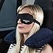 Sleep Mask by Sonvera With Silicone Ear Plugs, Breathable 3D Contoured Eye Mask, Comfort Sleeping Night Masks, Best Eye Cover, Blindfold, Beauty Travel Blackout Eye Masks for Women & Men Black