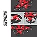 SKYKING Remote Control Drone Nano Drone S-011 Nano Quadcopter 3D Flips Headless Mode 6 Axis Gyroscope Extra Propellers Kids Red