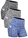 Cadmus High Waist Yoga Hot Shorts for Women Tummy Control Workout Shorts Out Pockets