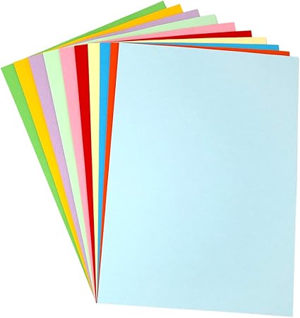 A4 Color Paper,100 Sheets Construction 