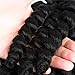 Pack of 3 Jamaican Bounce Crochet Hair Wand Curl Synthetic Hair Crochet Braids 8 Inch 20 Strands/Pack ELEGANT MUSES Afro Kinky Braiding Hair Extensions for Black Women (8