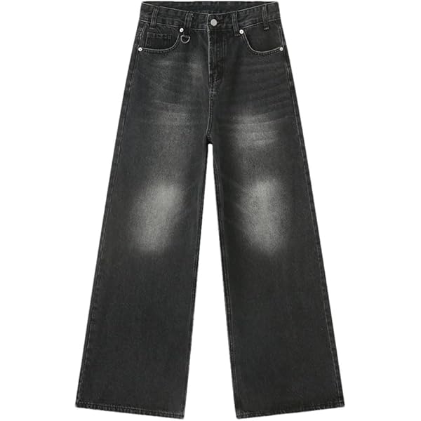 Hesaco Jeans for Men - Baggy Jeans Y2k Hip Hop Skater Jeans