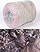 Acrylic yarn cake, Big roll, Ombre Effect, Hand Knitting, Crocheting, Knitting Yarn for Machine Knitting, Multicolor, 15 ounces / 2187 yards (138)