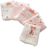 Brexiamin 5 Pack Women Teens Pink Cotton Brief Japanese Kawaii Anime Lolita Panties Underwear Bikini Panty Set
