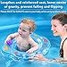 Baby Swimming Ring Floats with Safety Seat Double Airbag Swim Rings for Babies Kids Swimming Float Baby Floats for Pool Swim Training Aid Kids PVC Pool Floats for Toddlers of 6-24 Months - Pink