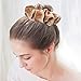 Scrunchies for Women Neutral Velvet Scrunchies for Hair Jaciya Elastic Thick Scrunchy Hair Bands Ties Bobbles Ponytail Holder Hair Accessories