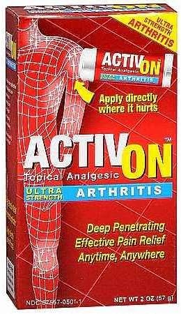 Activ On Topical Analgesic, Ultra Strength, Arthritis, 2 oz. (PACK OF 2) by ActivOn
