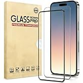 PurKeep 3 Pack Tempered Glass Screen Protector for iPhone 16 Pro Max