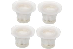 NUOBESTY Car Vacuum Cleaner Filter Replacement Set 4Pcs - Hepa Filter Core for Vehicle and Handheld Cordless Vacuums - Compac