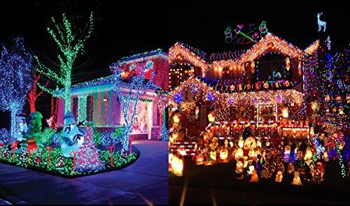 ALight House Christmas 3AA Battery Operated 32.8feet 100led Led Copper RGB Wire String Fairy Lights for Party Festive Garden Patio Holiday (Purple)