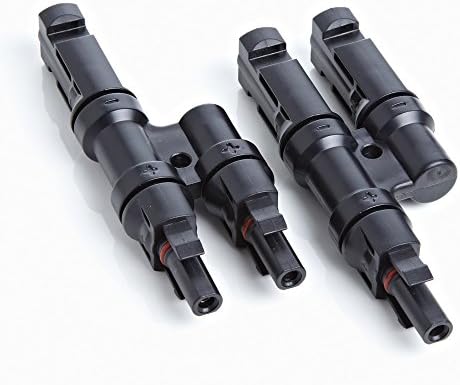 Surcle MC4 Branch T Connectors (1 Pair) For Solar Panels