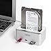 Unitek [Upgraded 12V/3A Power Adapter] Aluminum USB 3.0 to SATA Hard Drive Docking Station with 2 BC 1.2 Charging USB Port and SD Card Reader for 2.5 & 3.5 Inch SATA I/II/III HDD SSD