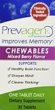 Prevagen for Healthier Brain, Sharper Mind and Clearer Thinking, Dietary Supplement 30 Chewable Mixed Berry Flavor Tablets