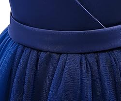 Nileafes Flower Girls Maxi Dress Bridesmaid Wedding