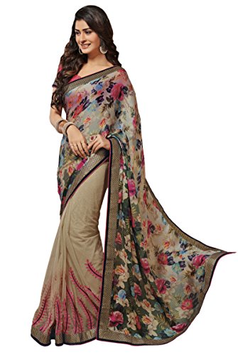 Women Indian Designer Bollywood Sari Party Wear Saree With Unstitched Blouse